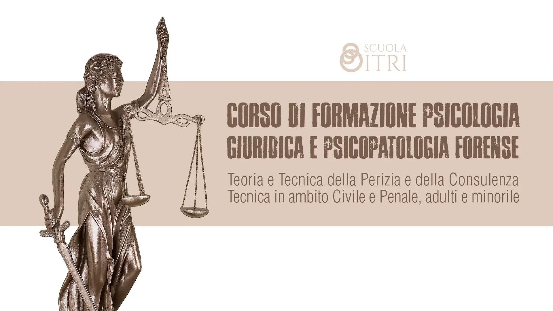 Corso di formazione in psicologia giuridica e psicopatologia forense, anno 2026.